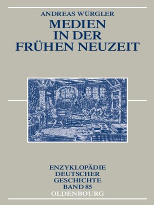 cover image of Medien in der Frühen Neuzeit